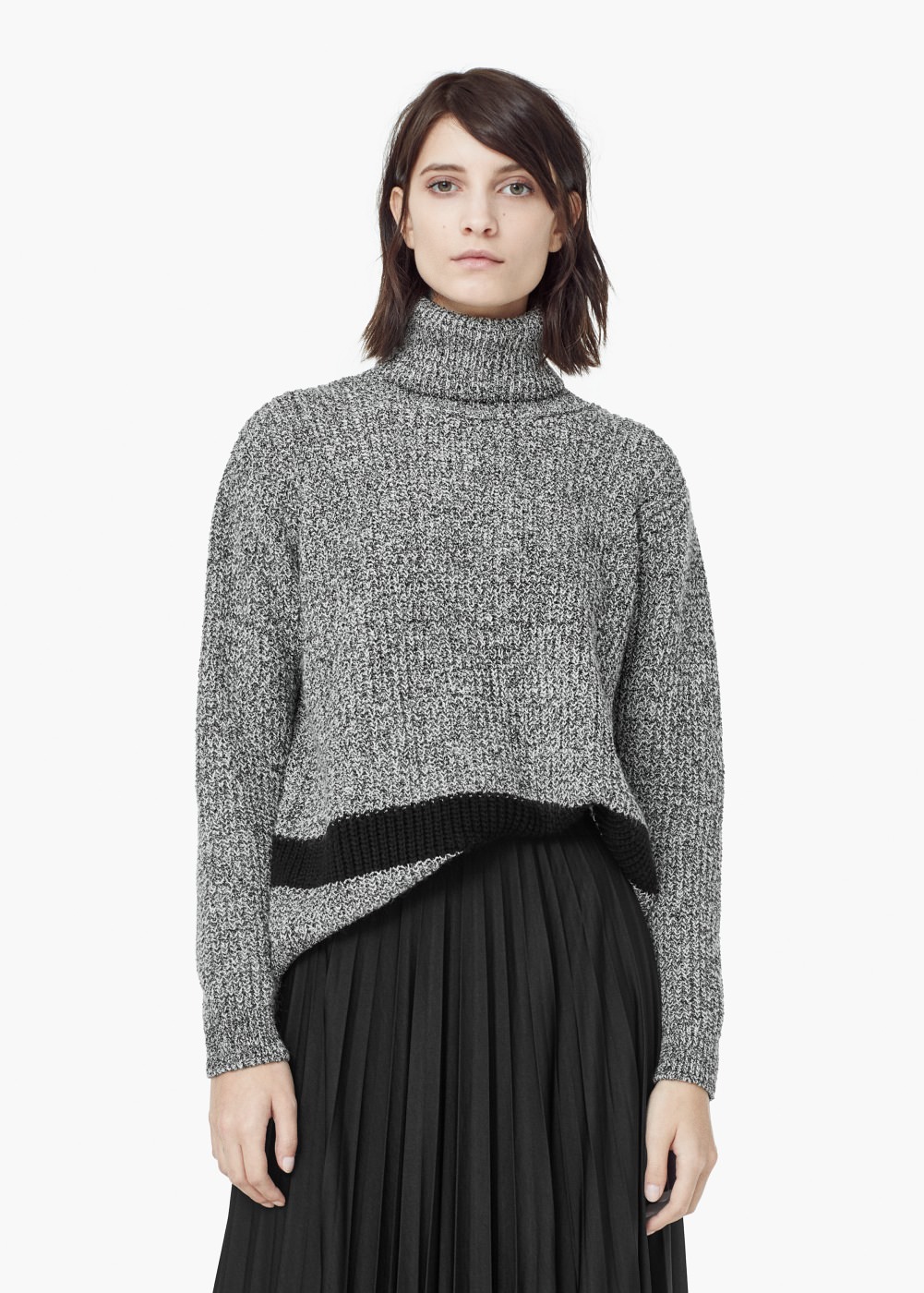 Flecked Cotton Blend Sweater €29.95 REF. 53007659