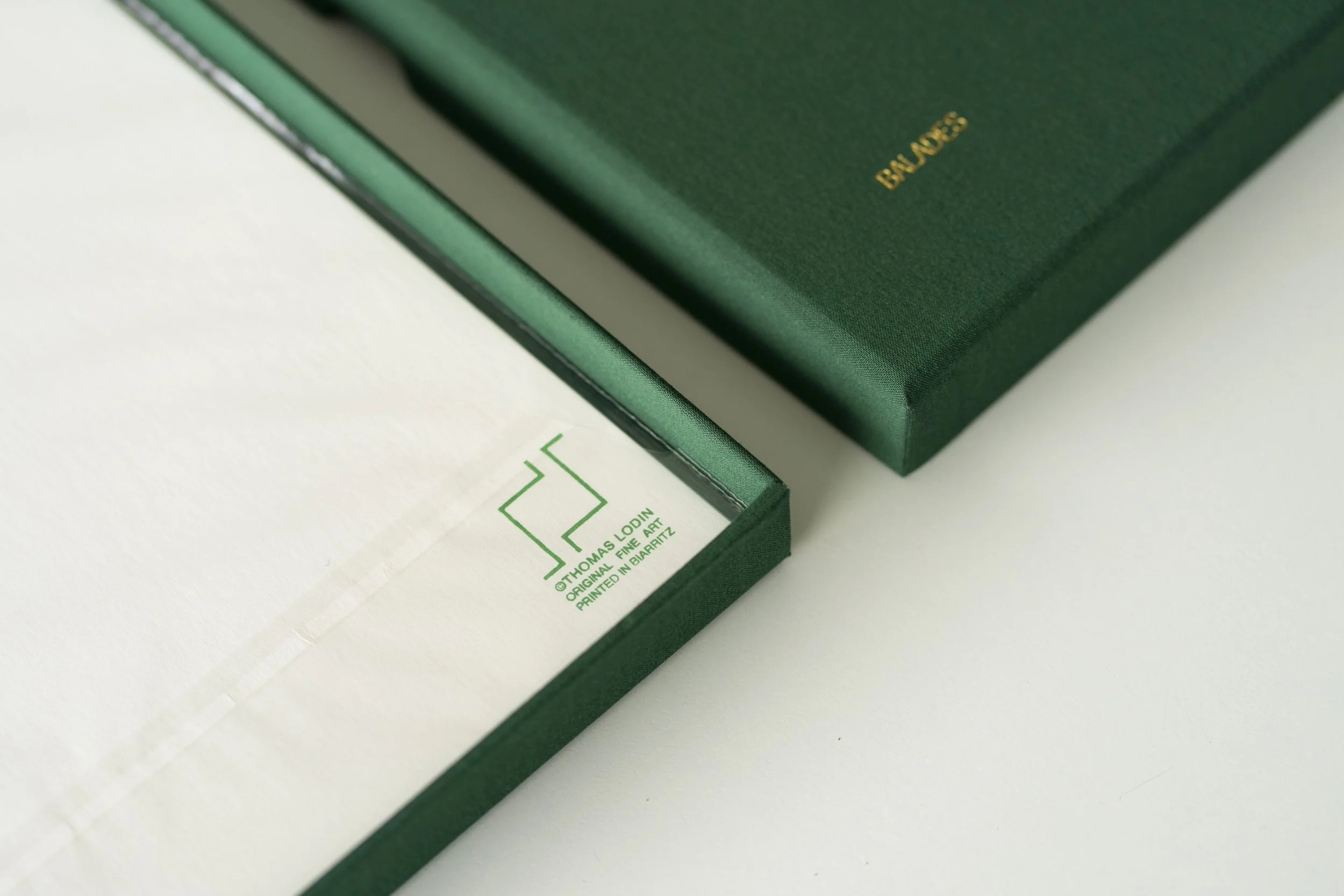 Each print is hand stamped