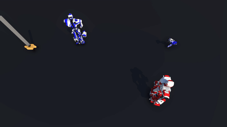 Once the arm has been flying long enough, it'll run out of fuel and slowly crawl back to its owner.