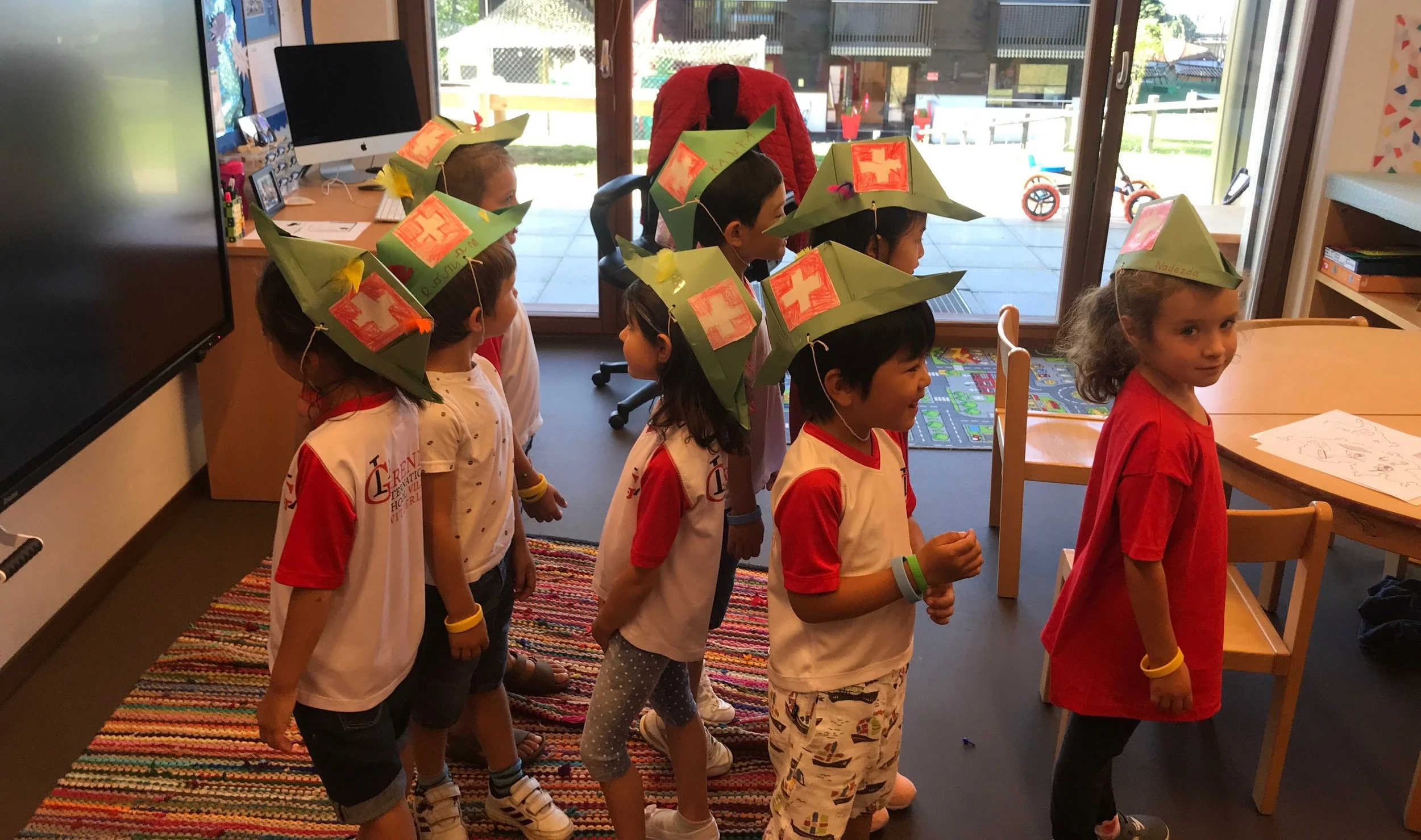Making and modelling traditional Swiss hats!
