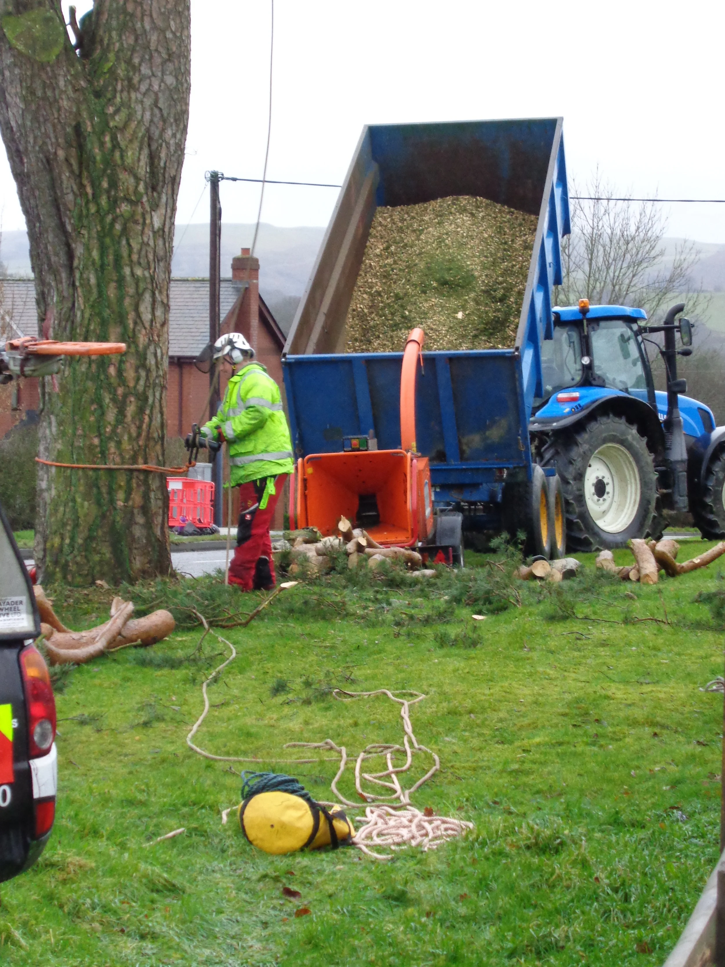 Lantra woodchipper course