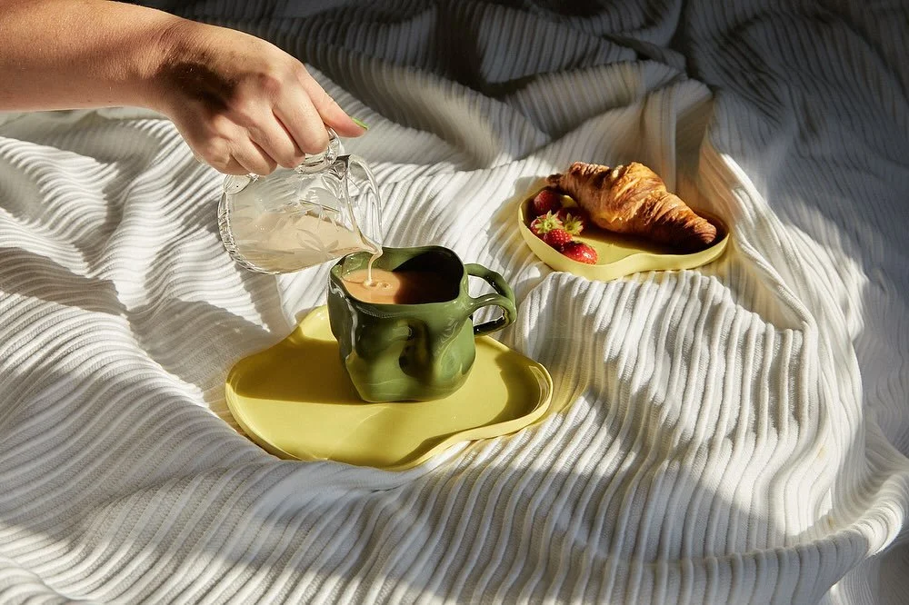 Big, cosy, and made for two hands.

The London Plane Tea Mug has a soft curve and a forked handle that feels like the branch of a tree, grounding and familiar.

It&rsquo;s generous in size, fully glazed, and perfect for those long, dark mornings or e