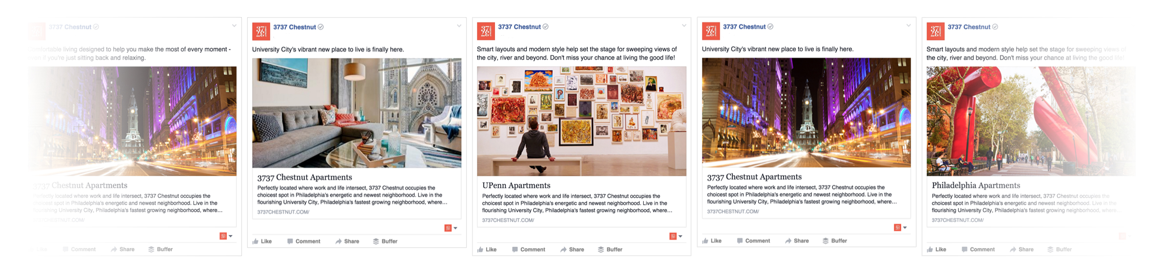 3737 Chestnut Facebook Ads