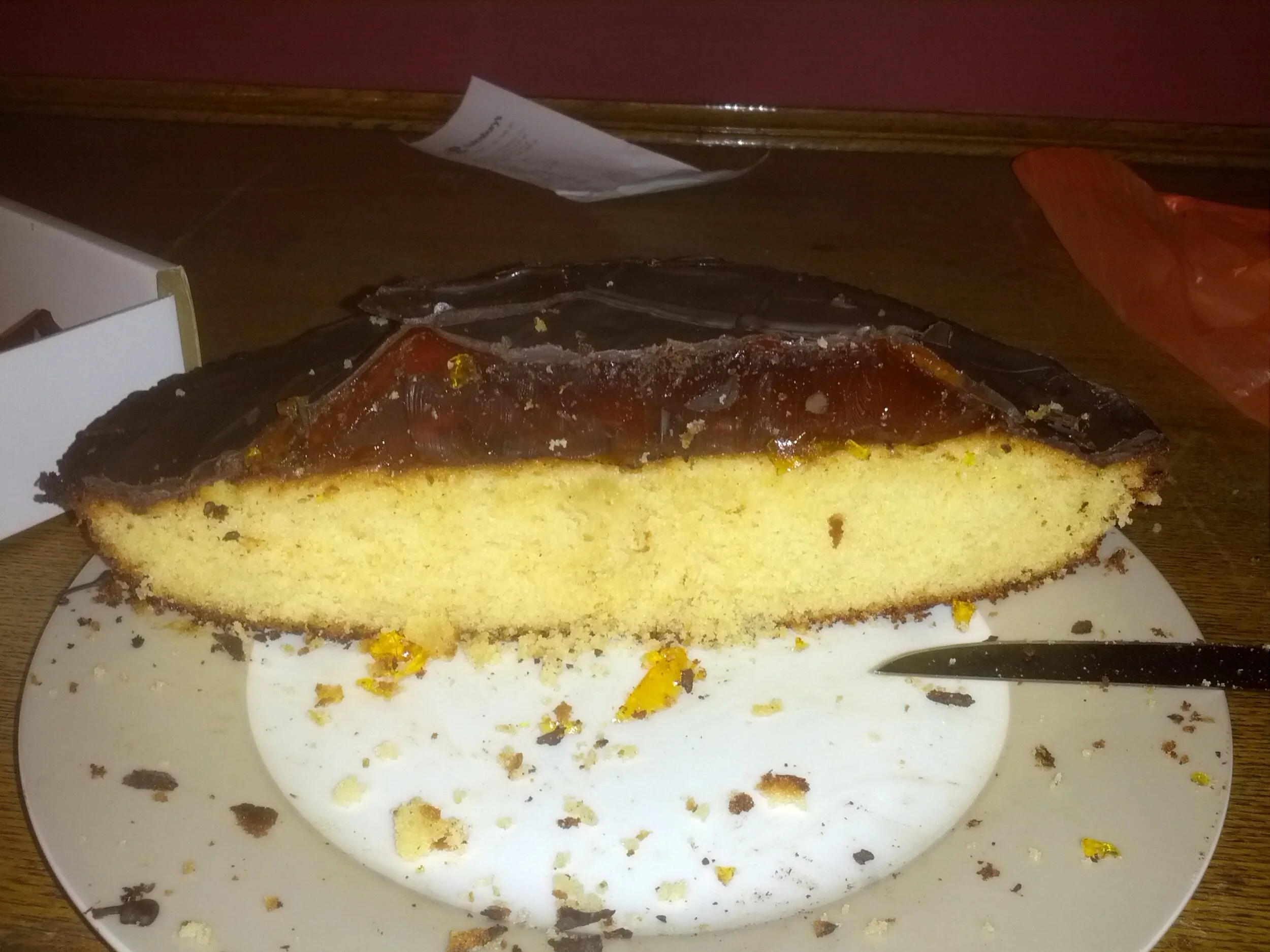 Giant Jaffa Cake