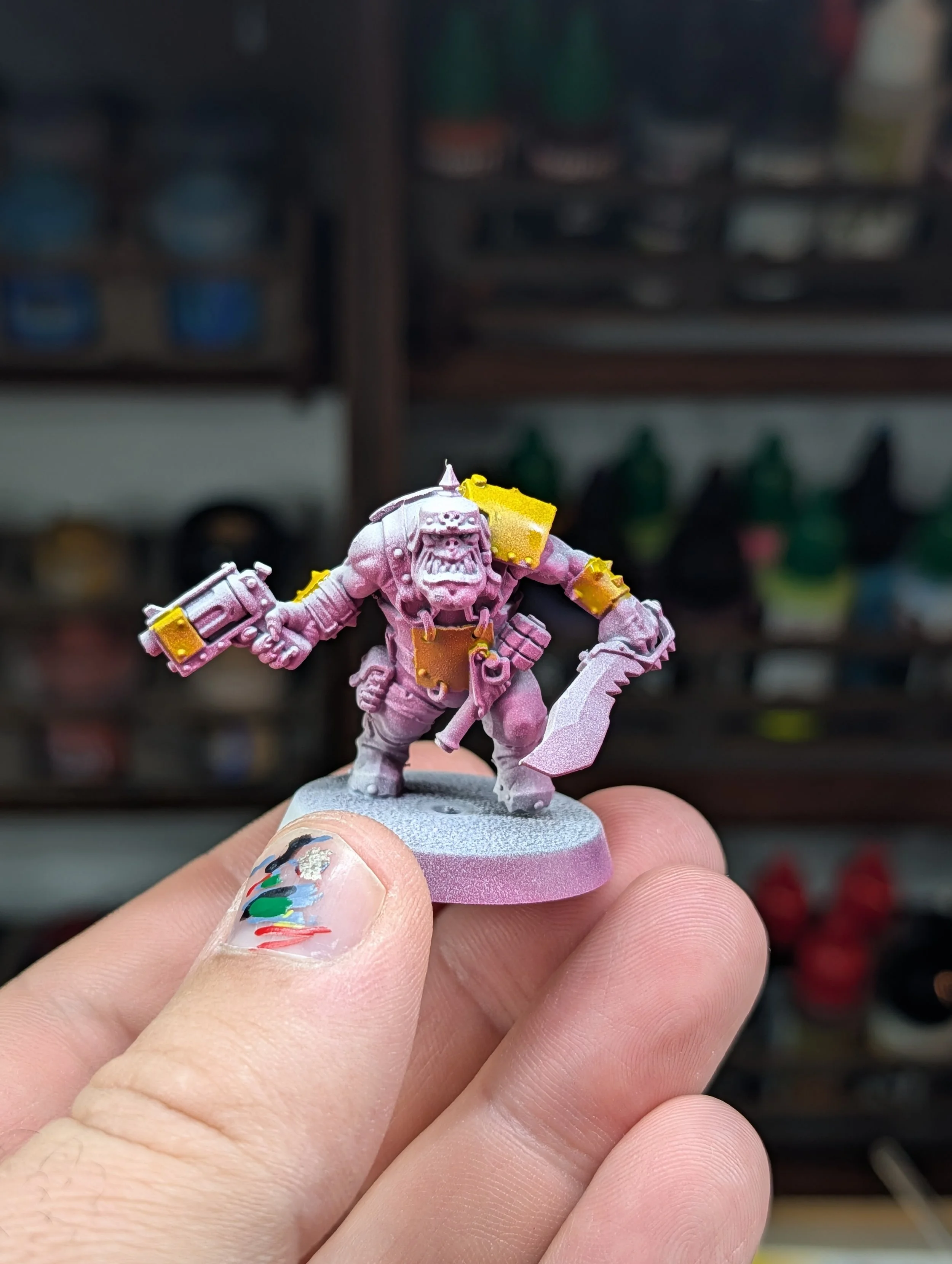 Imperial Fists Yellow on armour