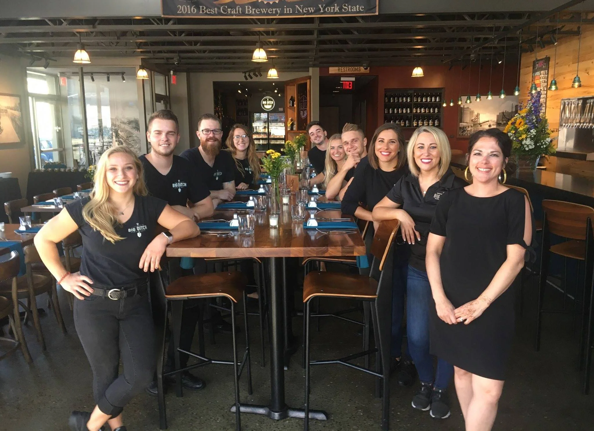 Pre-wedding picture, the events staff looking great!