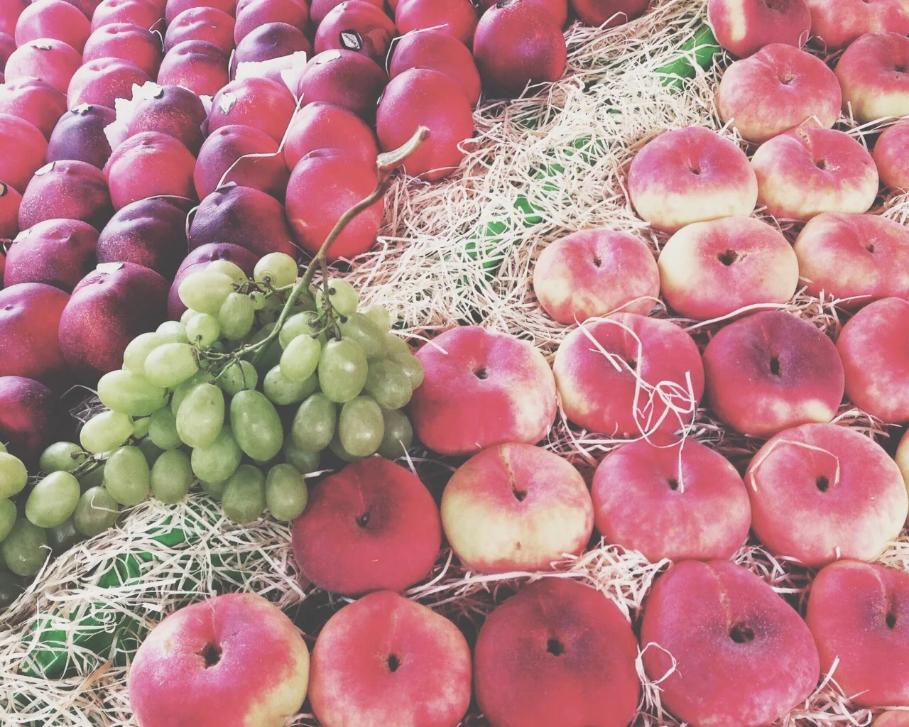 Some of the tantalising fresh produce on sale at the daily market in Deauville