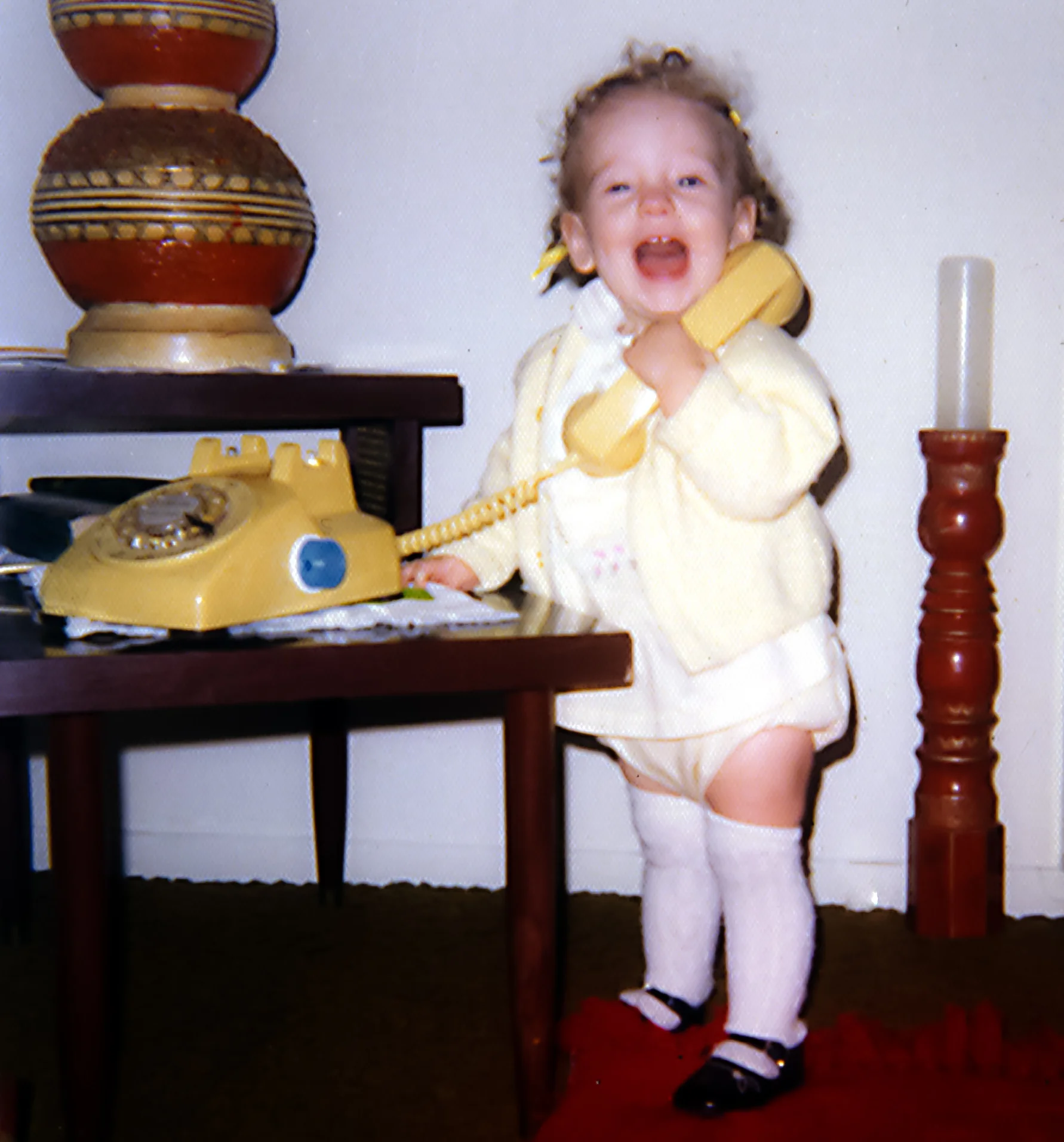 I am clearly excited for your call! However, I am taller now.