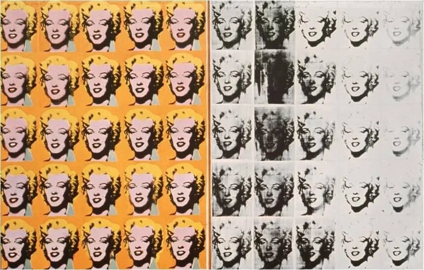  1962 Marilyn Dptych by Andy Warhol 