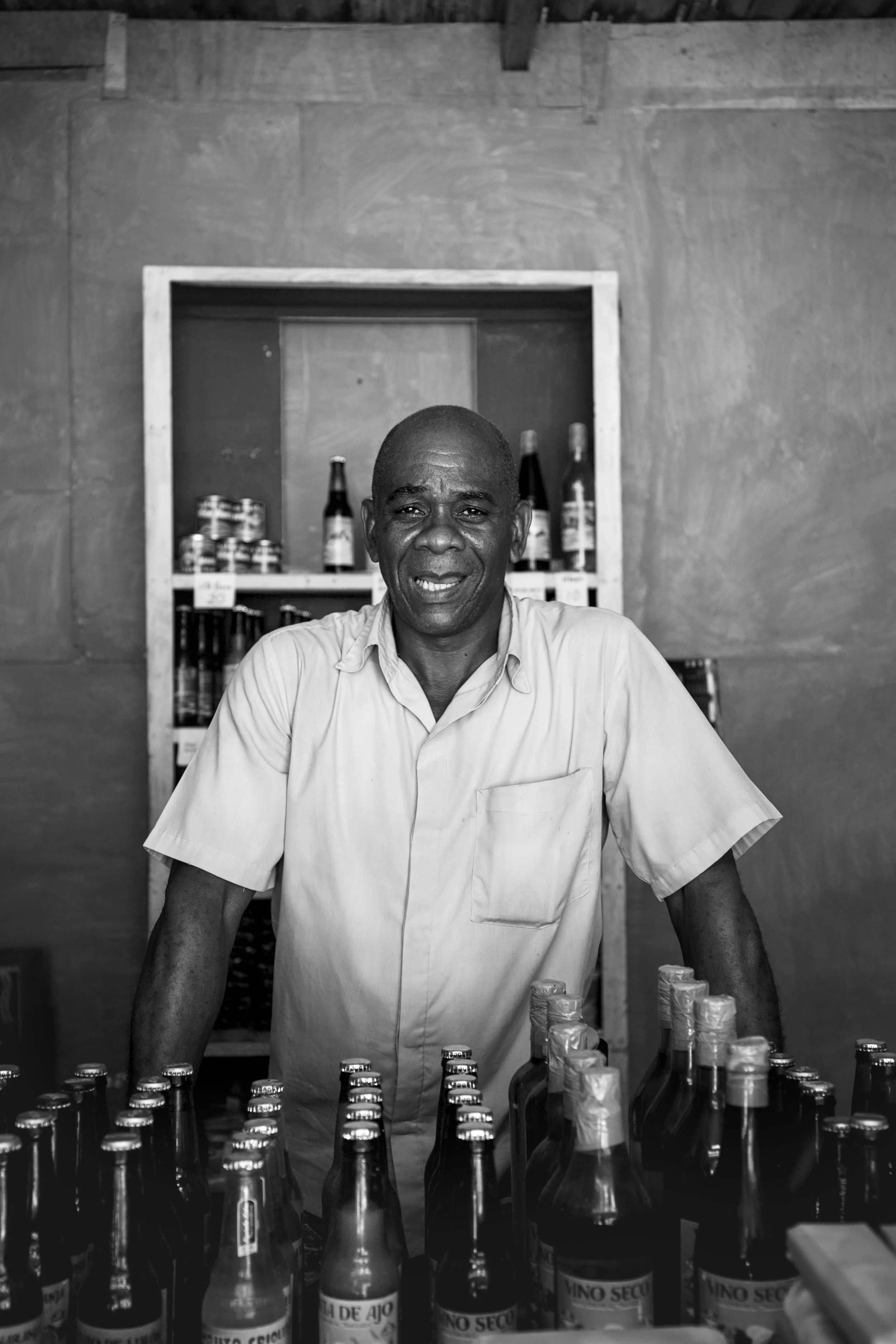 Seller with bottles BW V.jpg