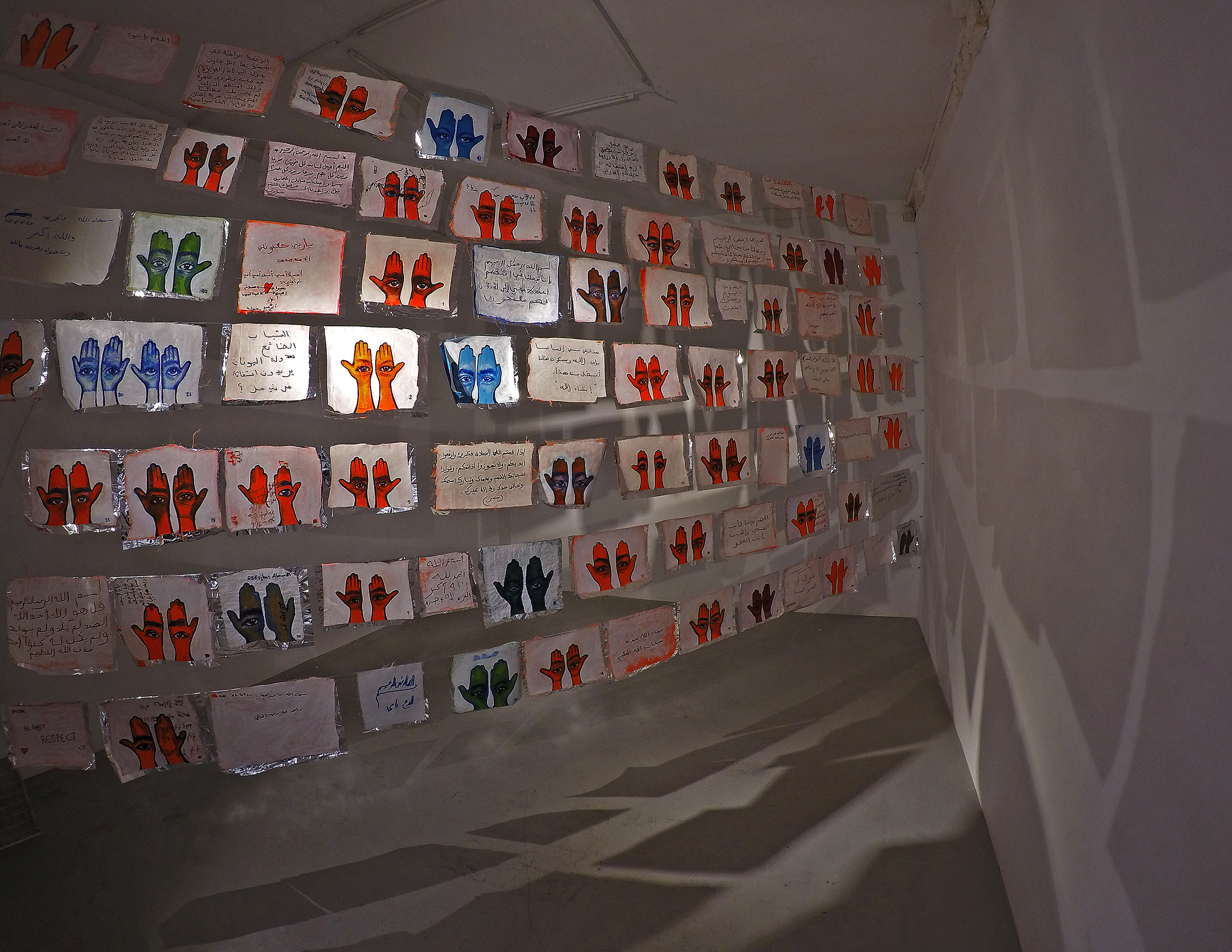 Installation at 203 Gallery, in M50 District, Shanghai, China 2016. Photo courtesy of artist.