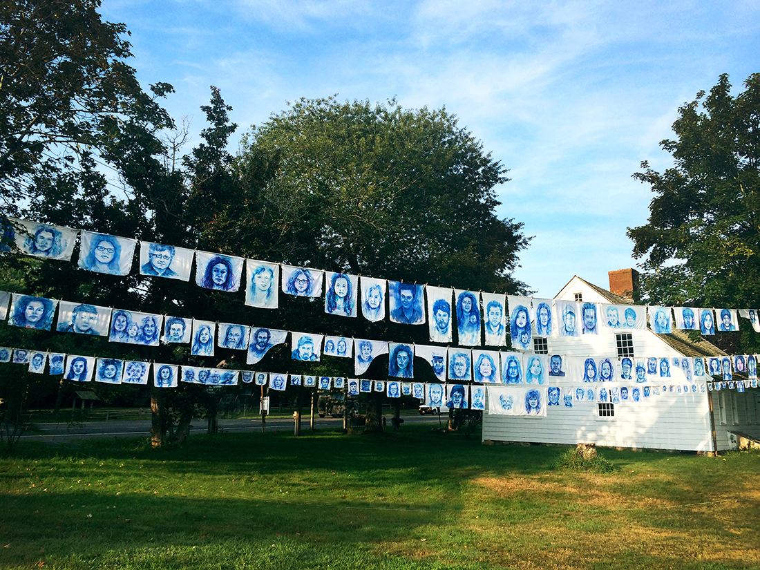 'Leviathan: The Montauk Portrait Project, The Amagansett Historical Society' (2014) Image courtesy of artist. 