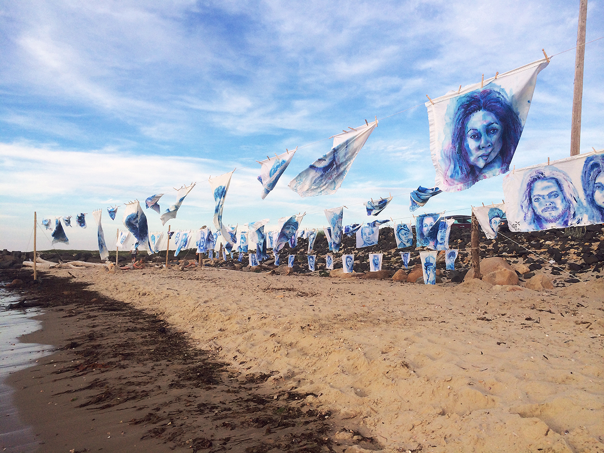 'Leviathan: The Montauk Portrait Project, Phase I: The Jetty' (2014) Image courtesy of artist. 