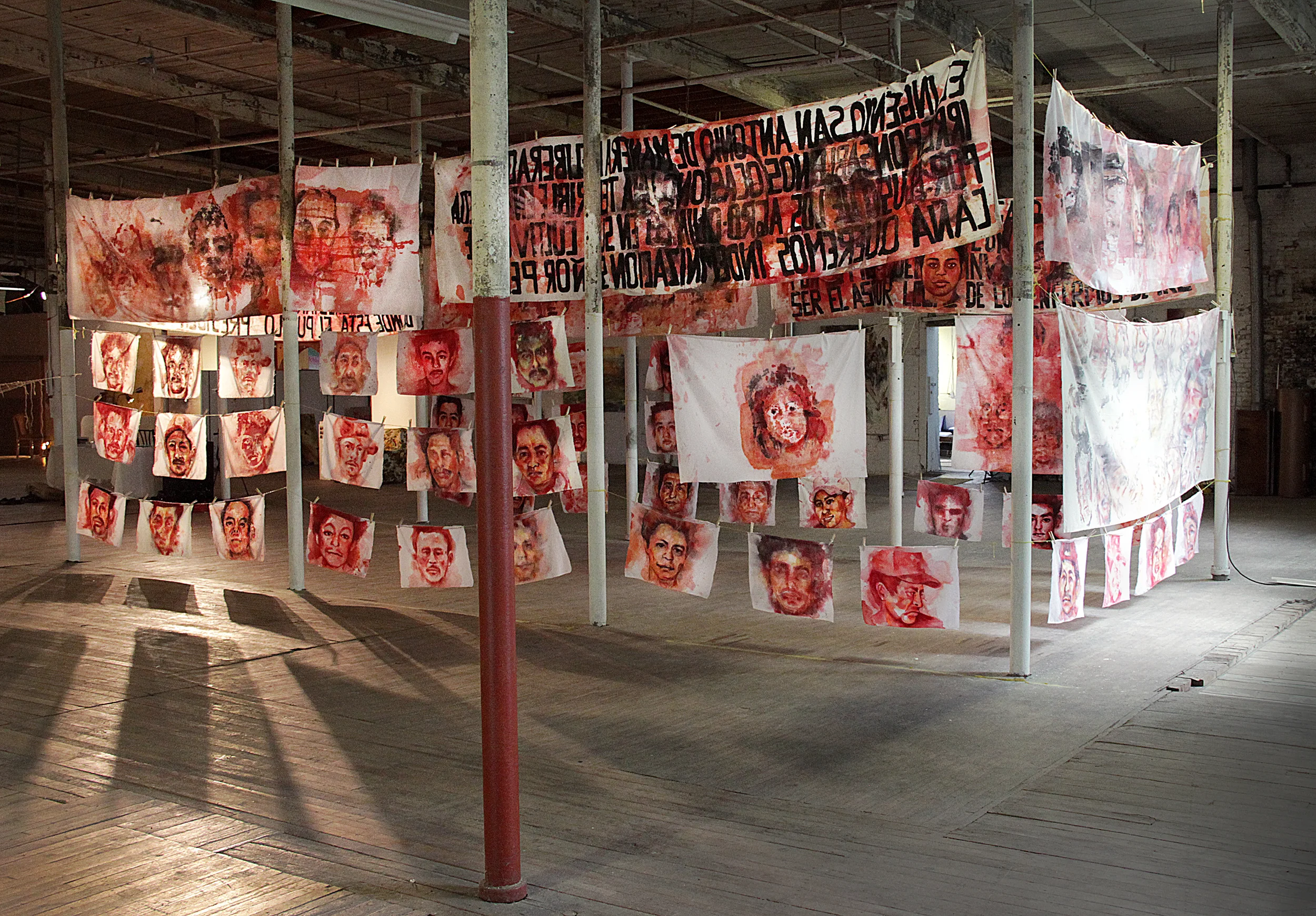 Empalagoso (Saccharine): The Chichigalpa Portrait Project, Garner Arts Center Installation. Photo courtesy of artist.