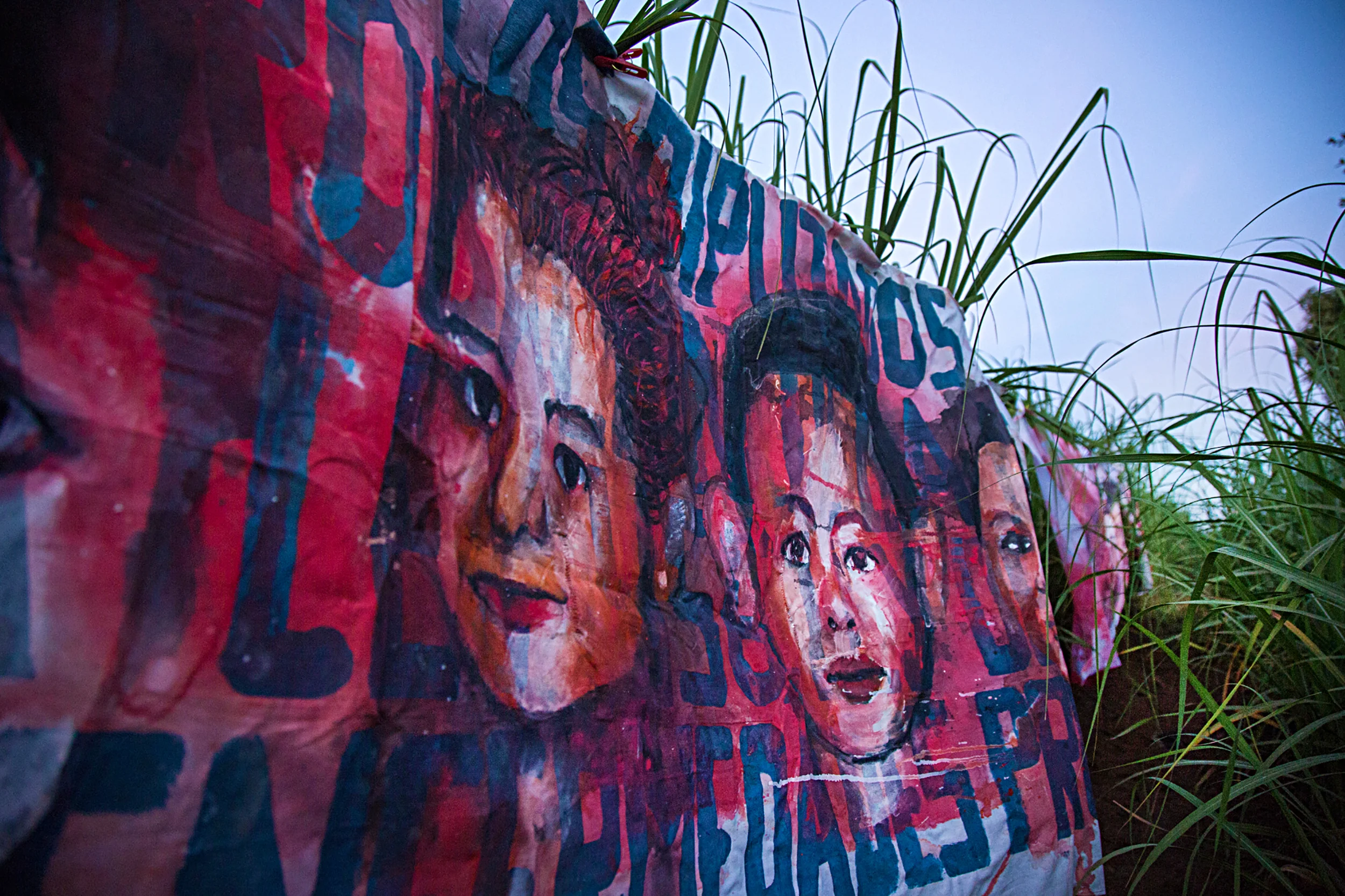 Empalagoso (Saccharine): The Chichigalpa Portrait Project, Green Cane Installation. Photo courtesy of Tom Laffay.