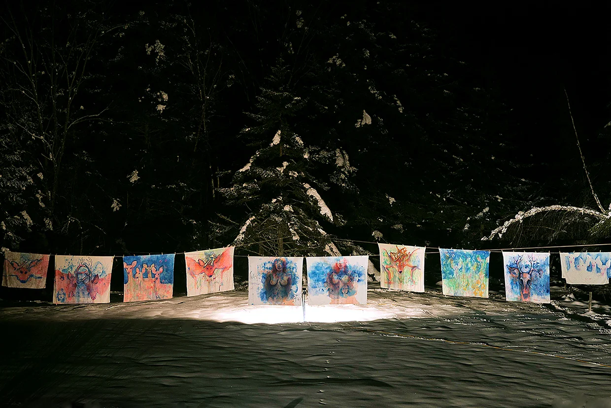 'Deer & Artemis' (2014) Image courtesy of Hans Jonathan Wakil Von Briesen.