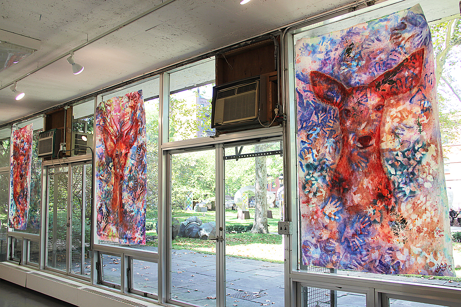 'Untitled I, II, & III' at Pratt Institute (2015) Image courtesy of artist.