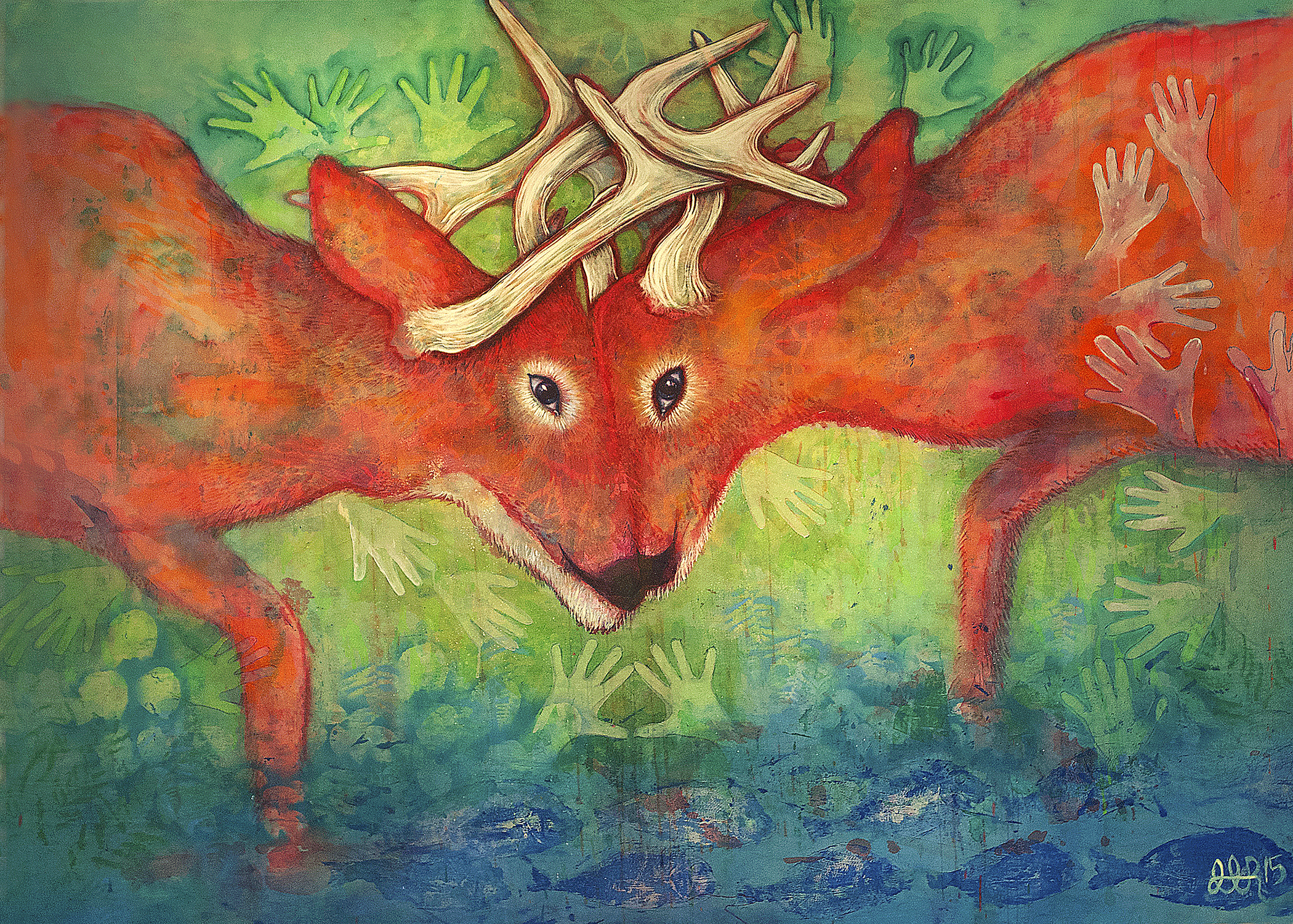 'Deer War' (2015) Image courtesy of John Atkinson.