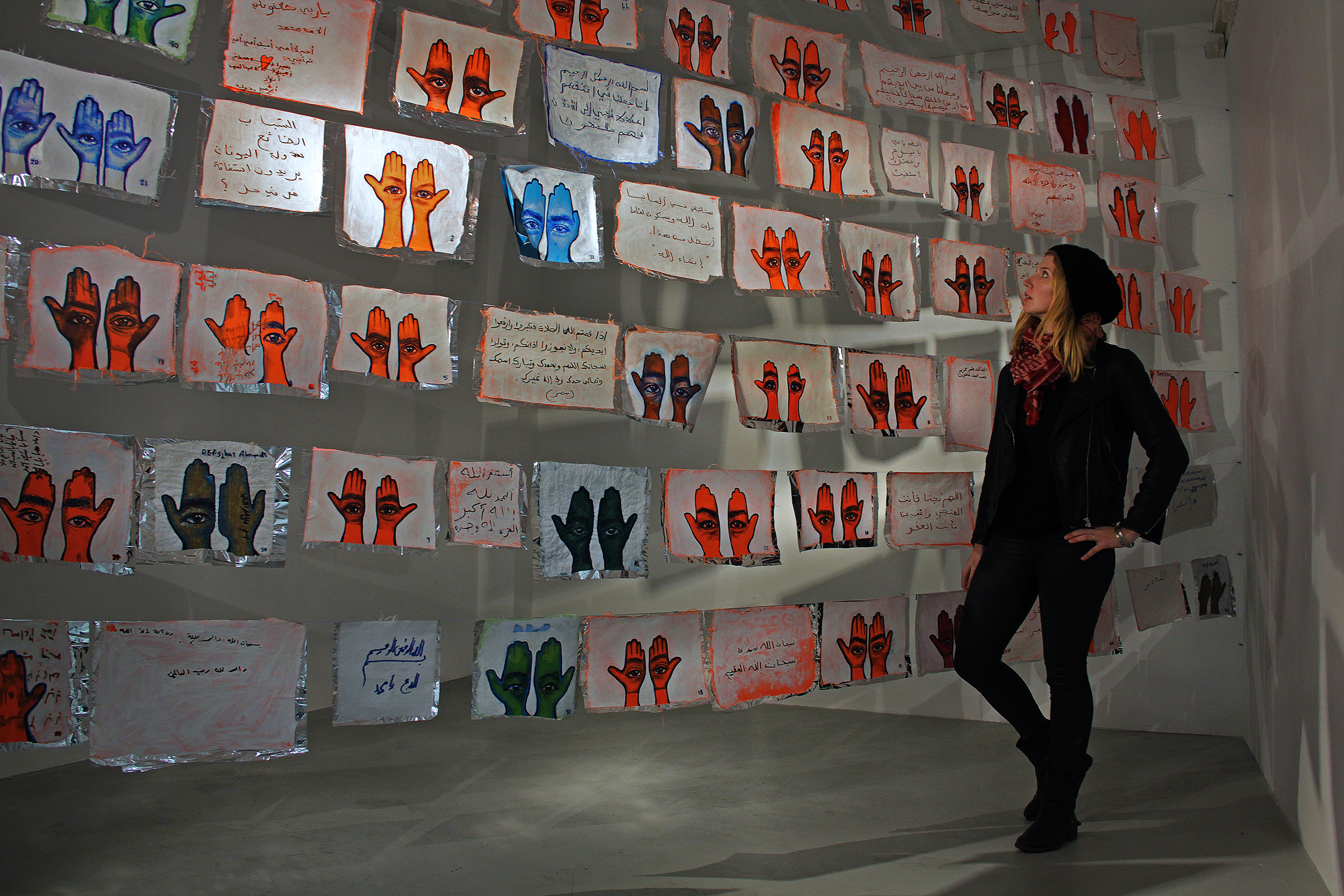 Installation at 203 Gallery, in M50 District, Shanghai, China 2016. Photo courtesy of Amy Joy Hosterman