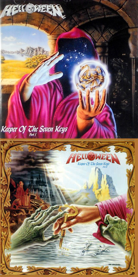 Vol 2, Track 9: ”Keeper of the Seven Keys, Parts 1 & 2” by Helloween
