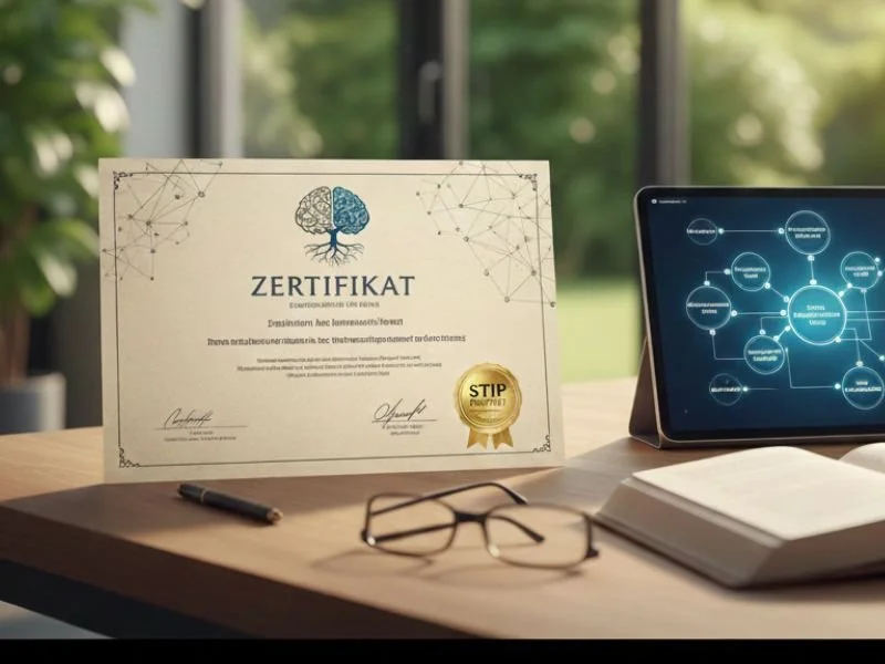 Anerkennung und Zertifikat STIP