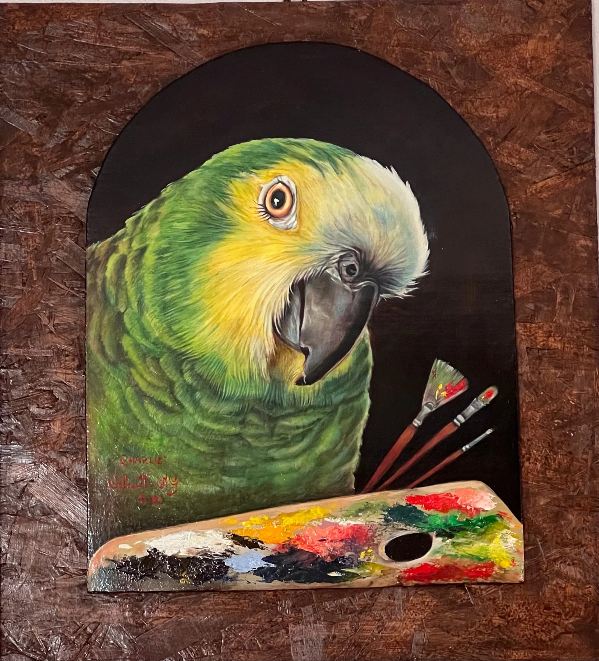 Charlie pittore (ritratto dal vero )