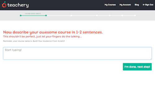 The Course Outline Process in Teachery
