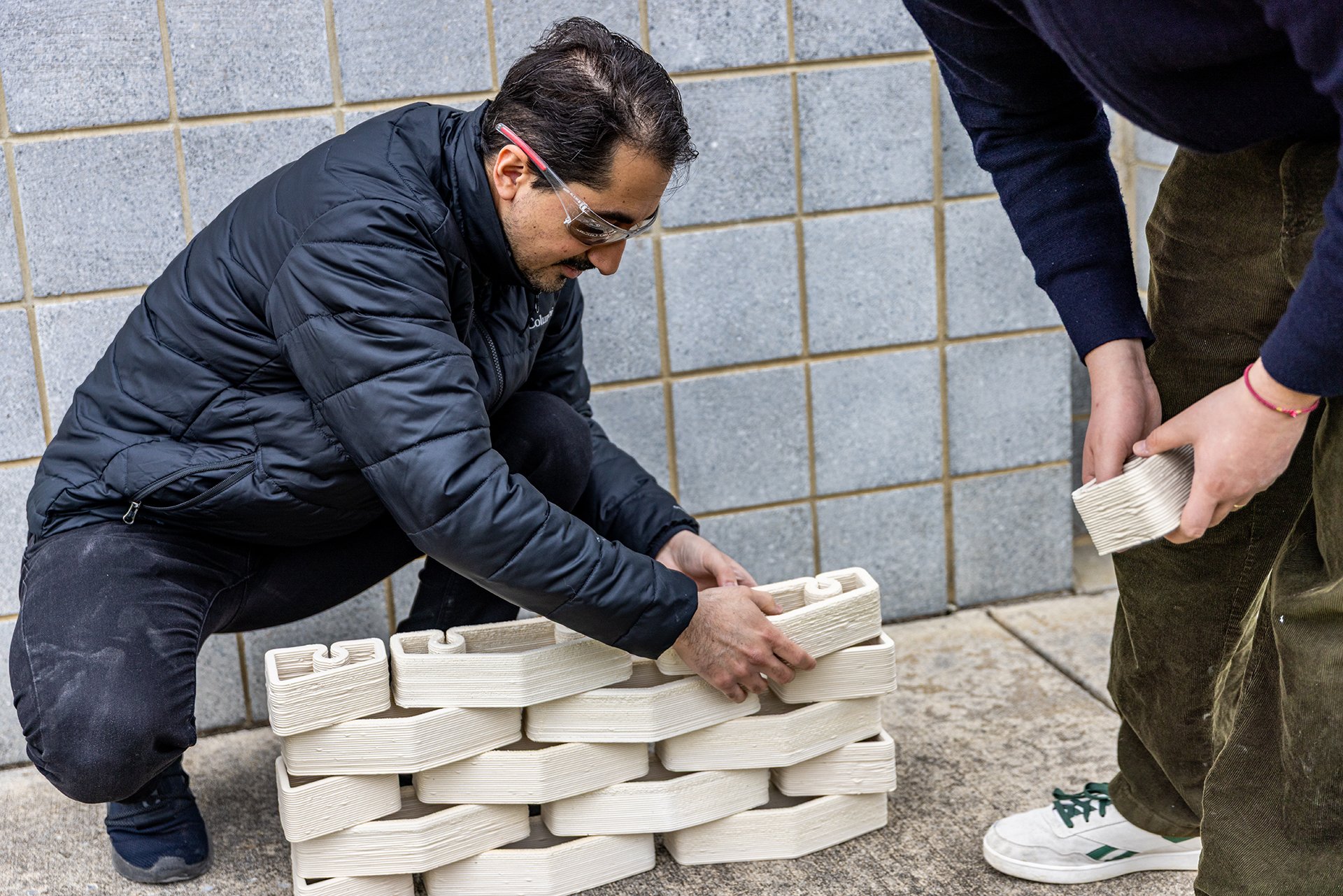 Next up in our Faculty Initiated Research Grant series is Ramtin Haghnazar, assistant professor in @vtarchschool. Ramtin's research focuses on creating facade blocks made from 3D-printed clay. These blocks are intended to serve as direct replacements