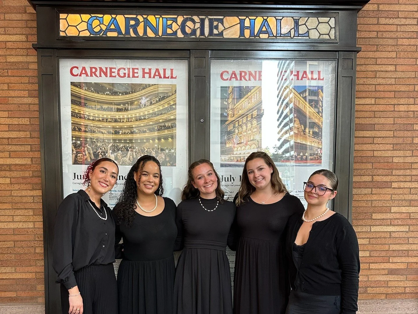 A bucket list performance! Six @hokiesonstage students had the once in a lifetime opportunity to fulfill a shared dream this summer: perform at Carnegie Hall in New York City! Led by Professor Dwight Bigler, the group joined the New England Symphonic