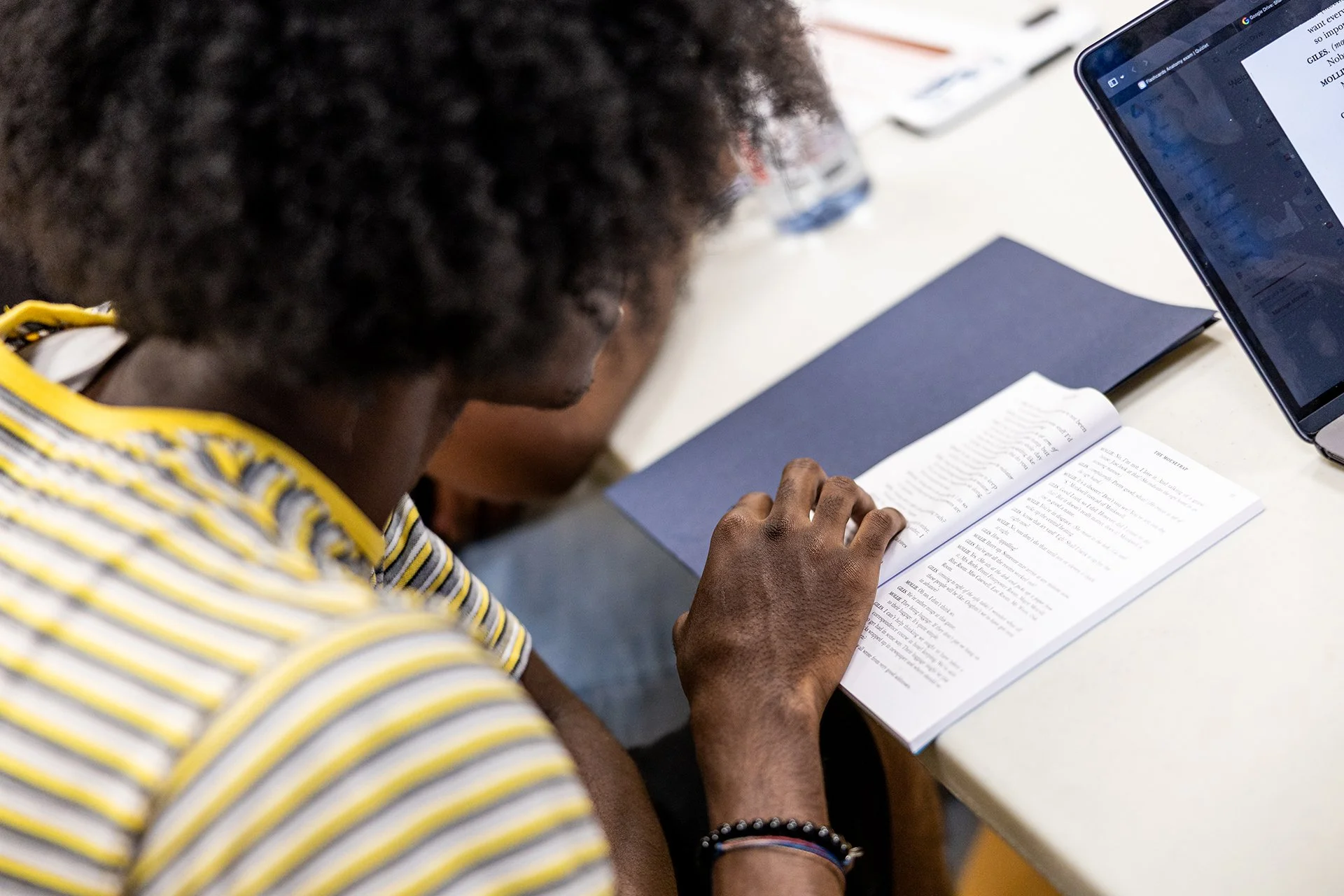A preview of what&rsquo;s to come during the @hokiesonstage performance of &ldquo;Mousetrap&rdquo; by Agatha Christie. A show full of twists and mayhem, you won&rsquo;t want to miss the work students have put into bringing it to life through sets, co