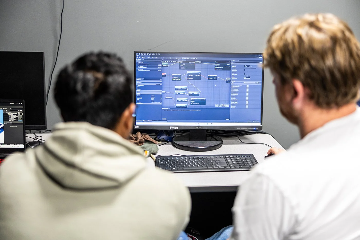 From concept to controller - associate professor Zach Duer&rsquo;s games course teaches @vt.sova students how to build a video game from start to finish. They are coding, 3D modeling, and testing their creations to design a one-of-a-kind interactive 