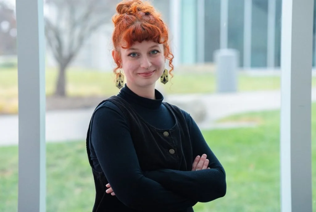 Full circle moments 🔁 After exhibiting her own work in the @artscenteratvt in 2014, Savannah Penven M.A. &lsquo;24 from @vt.sova is now the exhibitions program manager, coordinating the Young Artists&rsquo; exhibition, and creating opportunities for