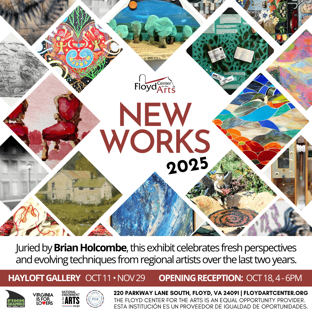 New Works 2025 poster