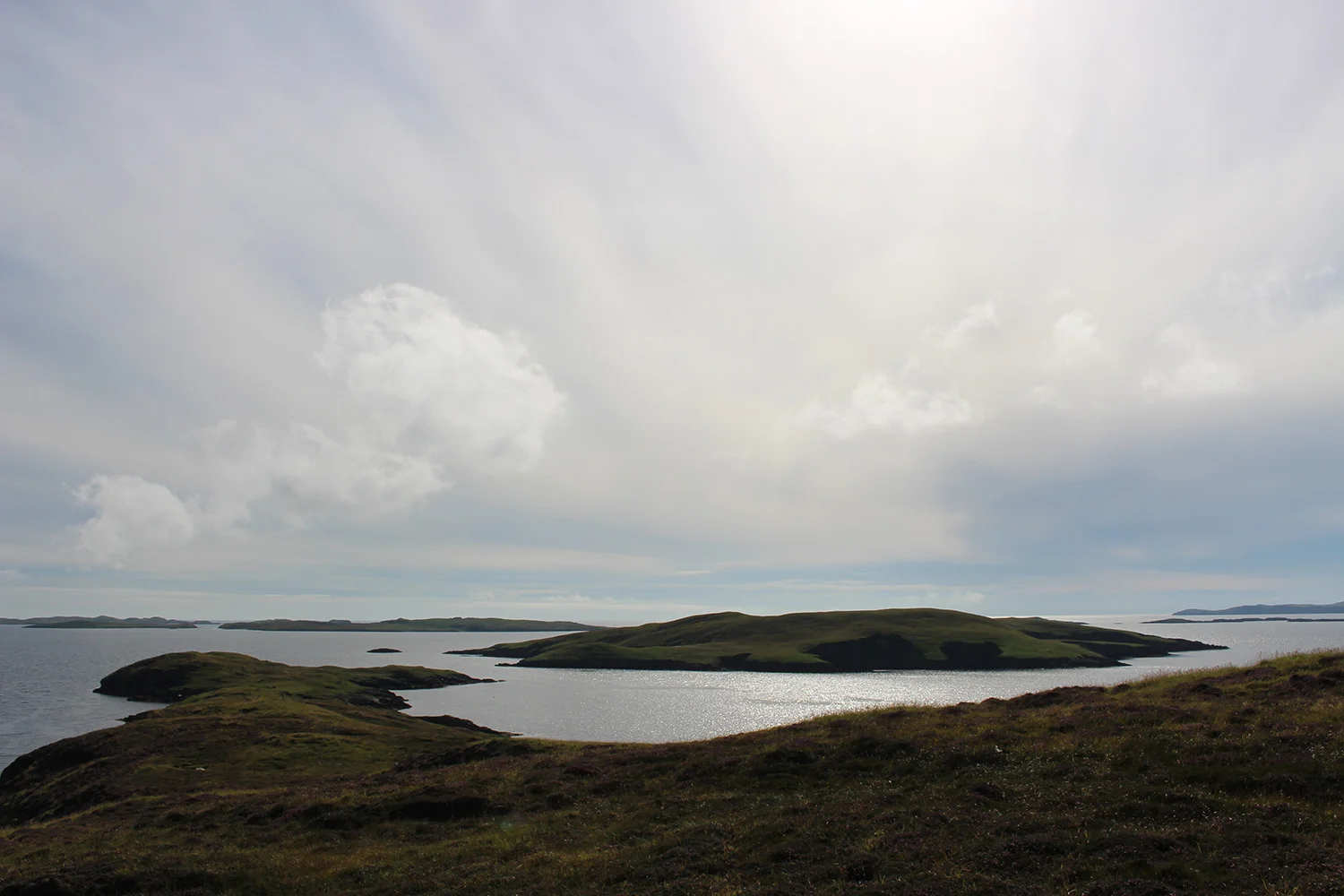 Looking south to some of the tiny isles between here and Burra.
