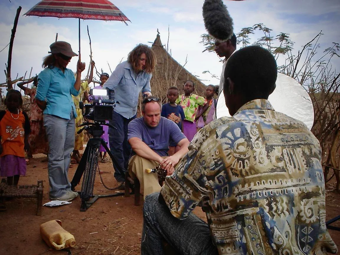 Setting up interviews in the Kunama section of Shimelba Refugee Camp