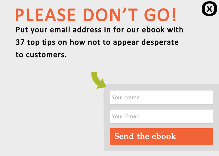 Email subscription and exit pop-ups - we need to talk 
