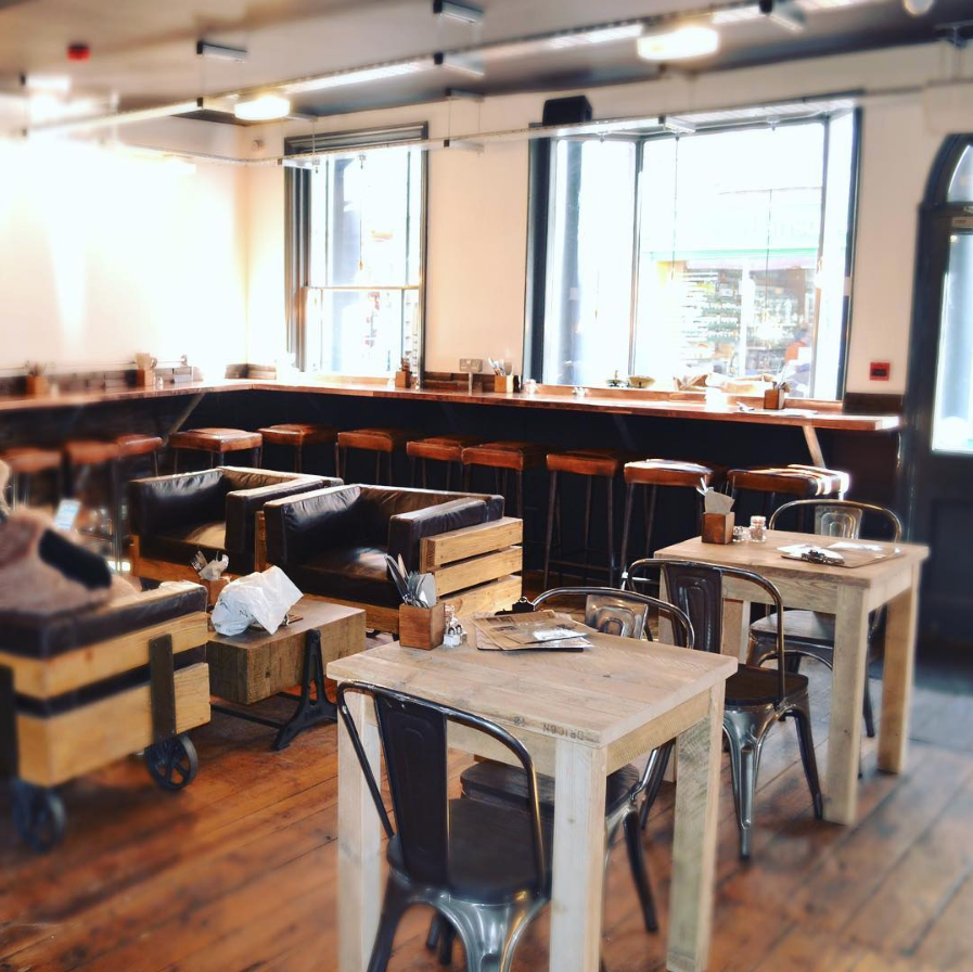 Two floors with ample seating on both means you’ll never have a problem finding a table, including a few in some quiet spaces. A great place to chill out and crack on with your latest project.