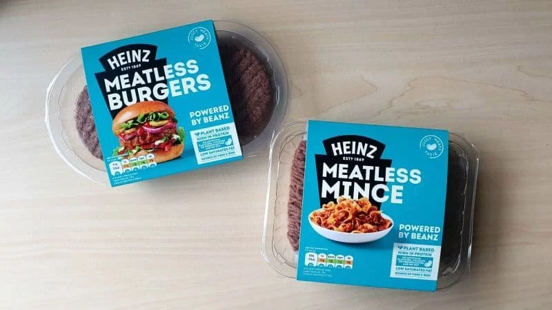 Heinz vegan burgers and plant-based mince