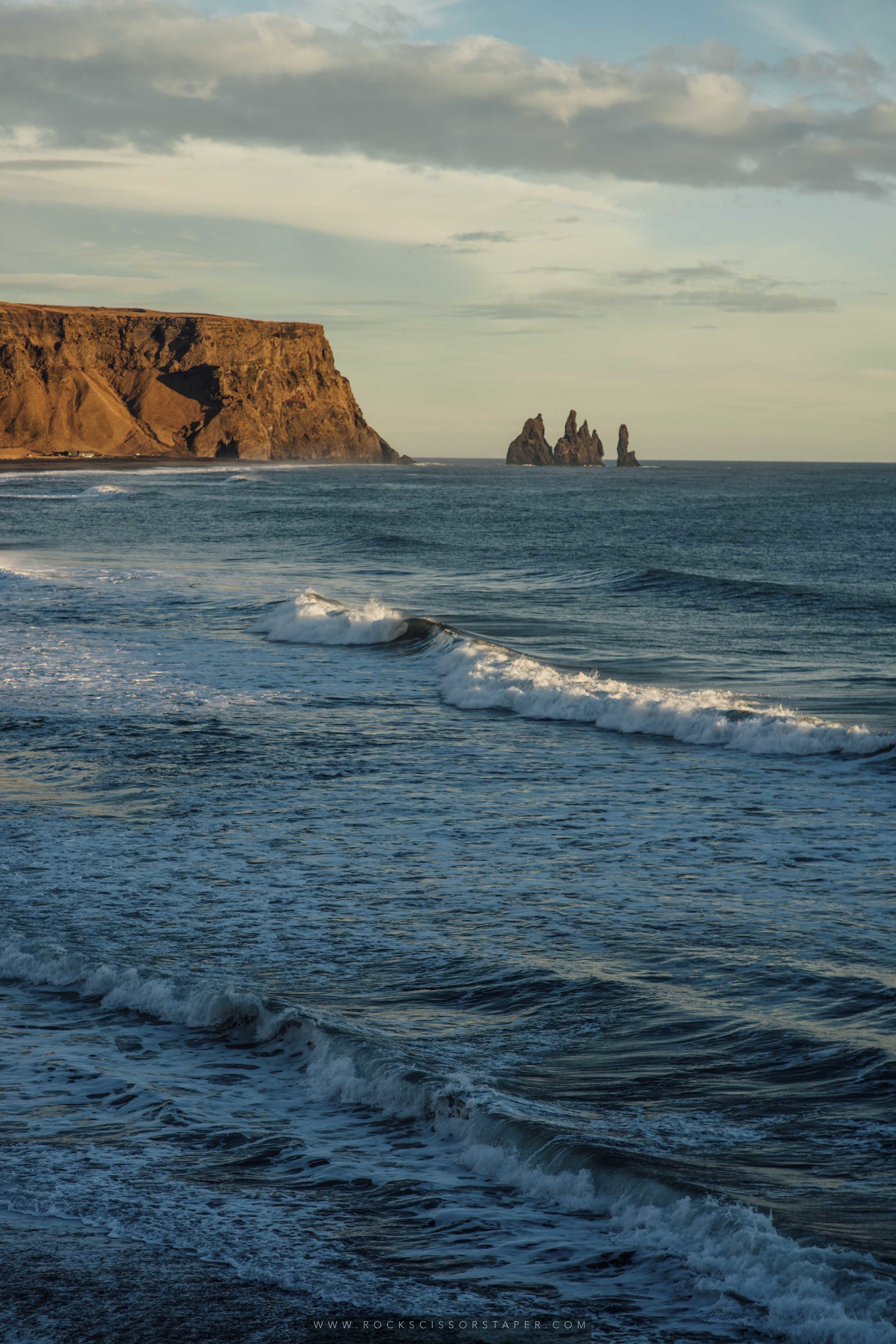 Vik Seastacks in portrait