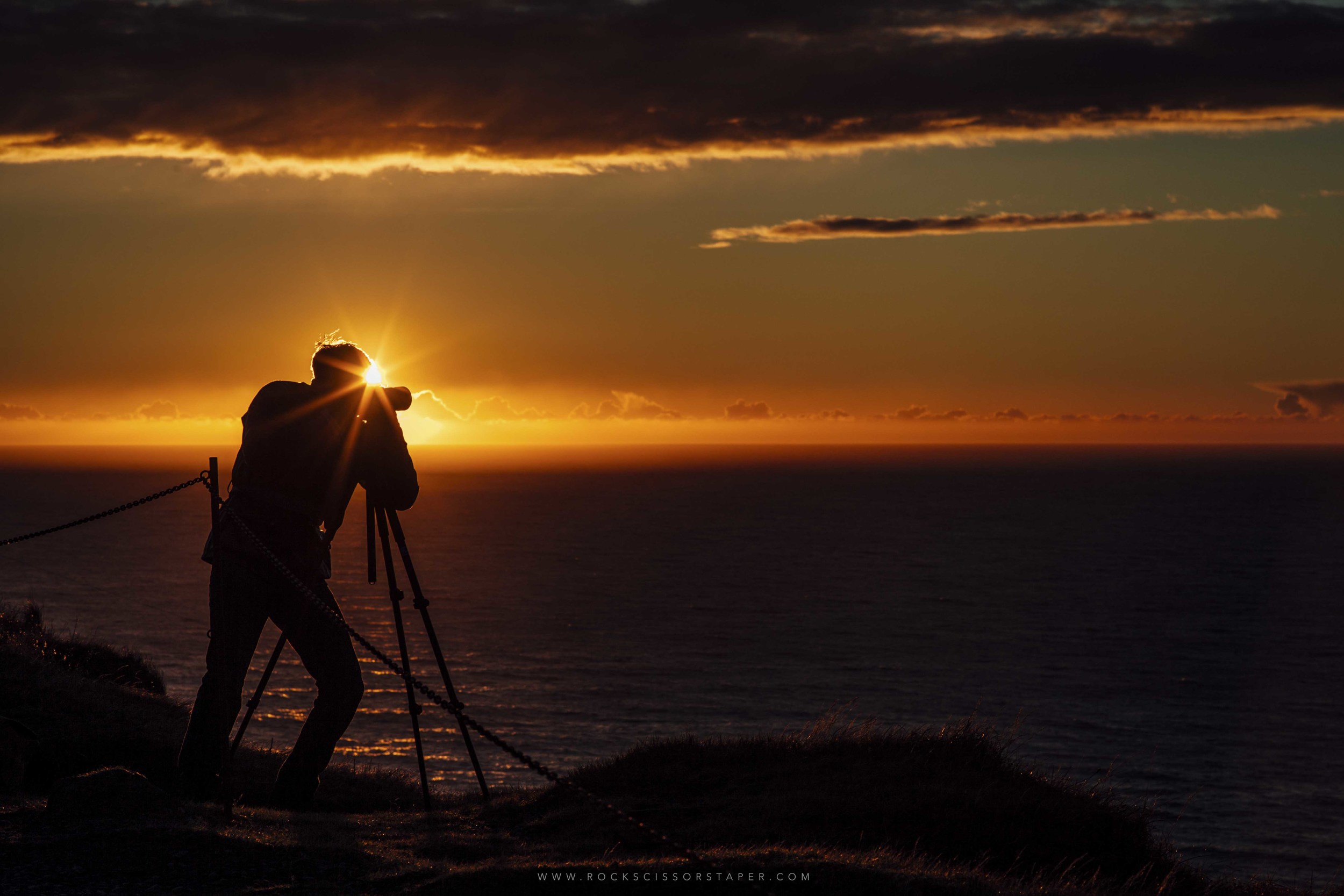 Hard at Work on the tripod