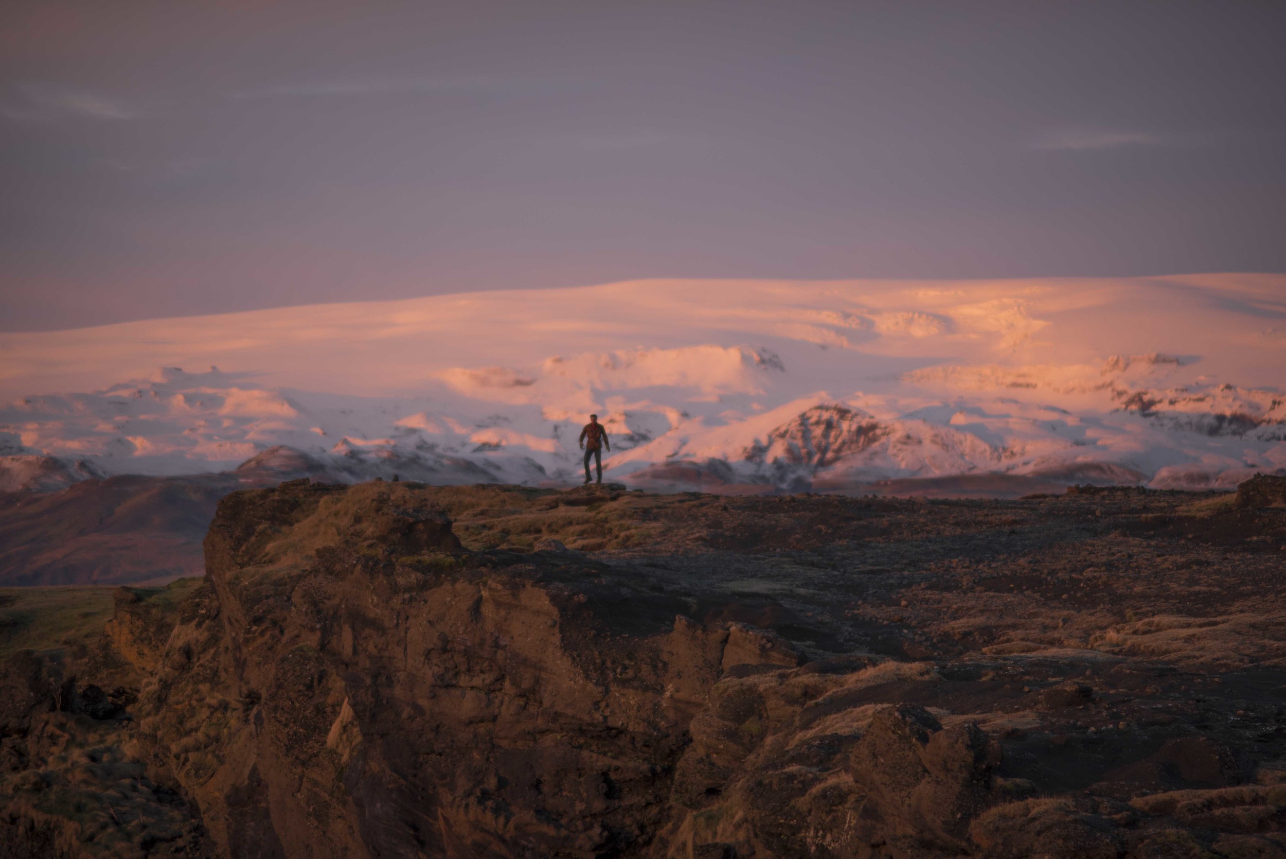 Self portrait in Iceland