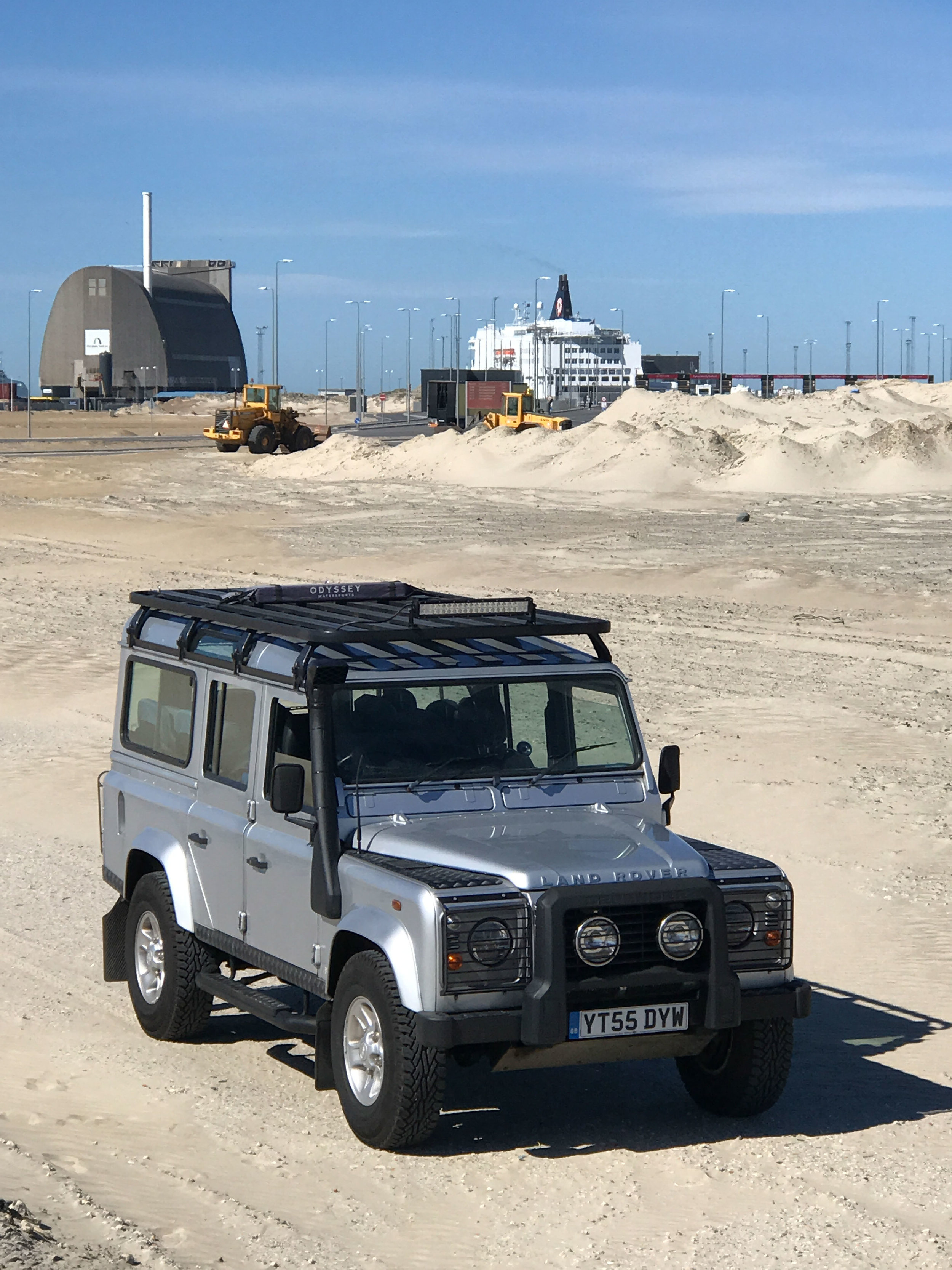 The Smyril Line ferry is in sight