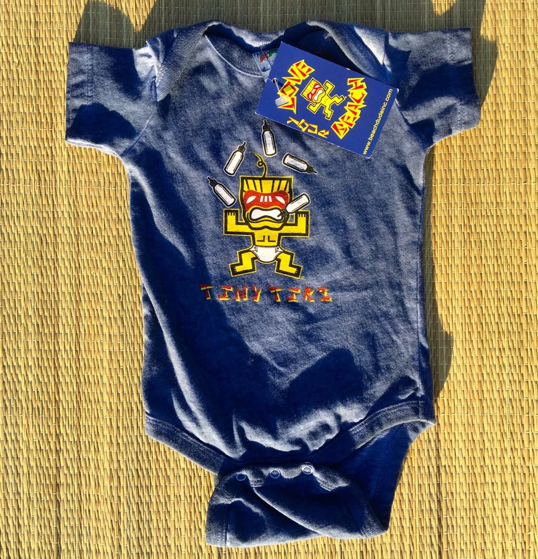 Tiny Tiki Baby Boy MONTH Onesie — Beachdude
