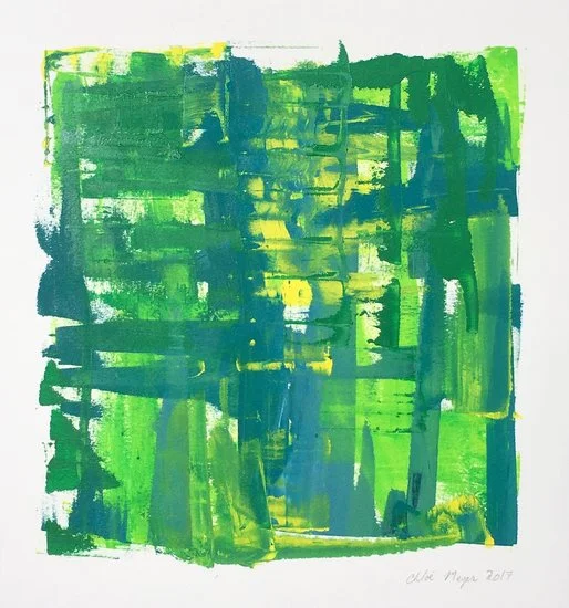 SPLASH 1, Chloé Meyer original art, 10.25" x 11", ink on paper