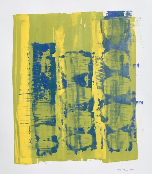 Splash 6, Chloé Meyer original art, 20" x 22", ink on paper