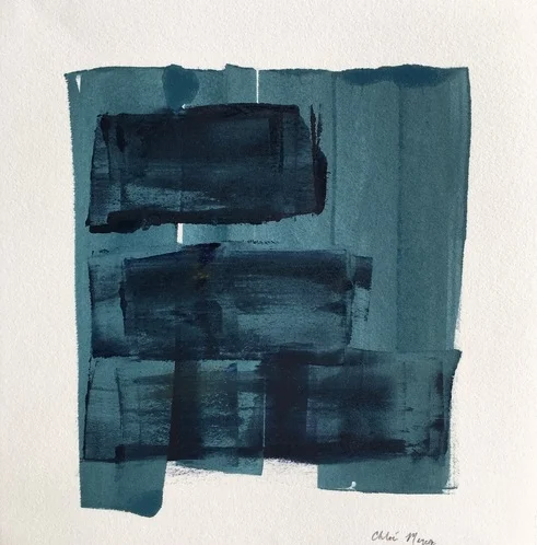 MIST 9, Chloé Meyer original art, 10" x 11", ink on paper