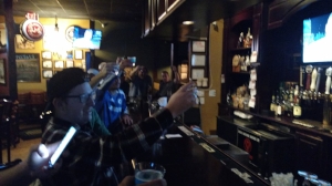 Toasting the death of a damn billy goat