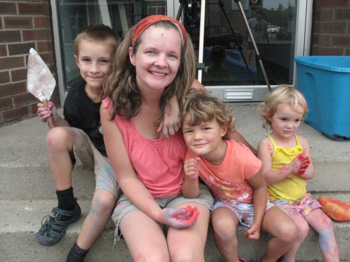 Kids at a parade