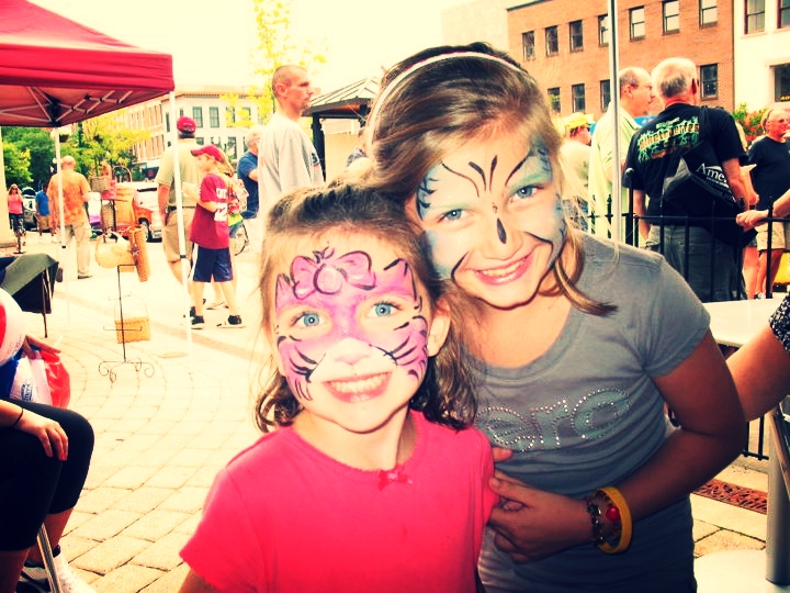 Kids with Face Painting