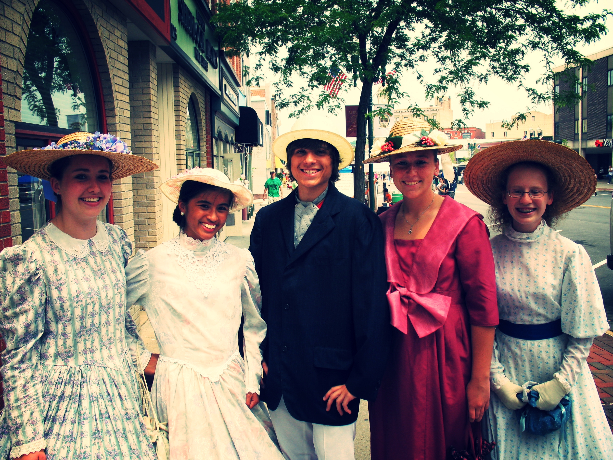  Living History Players at Founder's Day 